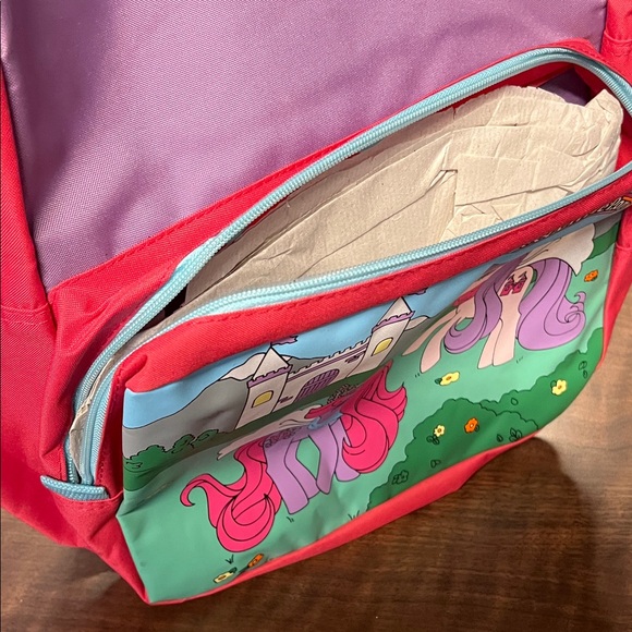 My Little Pony stranger things Kids Backpack pink and purple - Picture 4 of 7